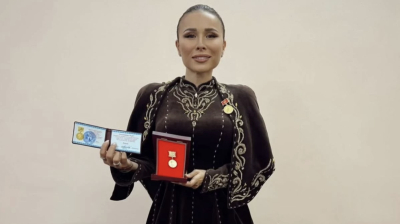 Әнші Луина Қырғызстанның мемлекеттік сыйлығына ие болды (ВИДЕО)