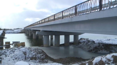 Қарағанды облысы Ғабиден Мұстафин атындағы ауылда жаңа көпір салынды