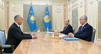 Президент Кәсіпкерлердің құқығын қорғау жөніндегі уәкілді қабылдады