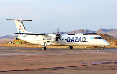 &quot;Дөңгелегі өртенген&quot;: Қостанай-Астана бағытындағы Qazaq Air ұшағы ақауға байланысты әуежайға қайтарылды