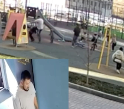 "Бар күшімен теуіп жіберді": Алматыда ер адам аулада ойнап жүрген баланы бүкіл салмағымен теуіп, жерге сұлатып салды