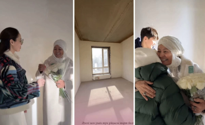 &laquo;Көп күттім&raquo;: Жұлдыз Әбдікәрімова анасына пәтер сыйлады (ФОТО)