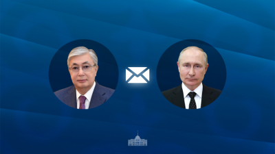 Тоқаев Путинді құттықтады
