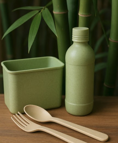 Бамбуктен өндірілген пластик