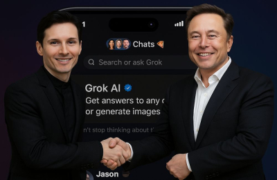 Дуров пен Маск бірікті: Grok чат-боты барлық Telegram қолданушыларына қолжетімді болады