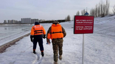 Астанада мұз айдындары мен сырғанақтардың жұмысы уақытша тоқтады