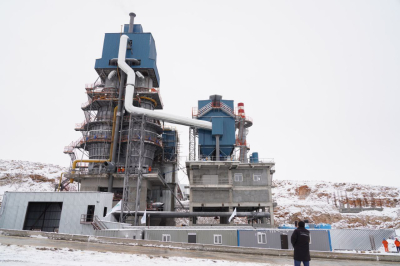 Түркістан облысында әк шығаратын зауыт іске қосылды