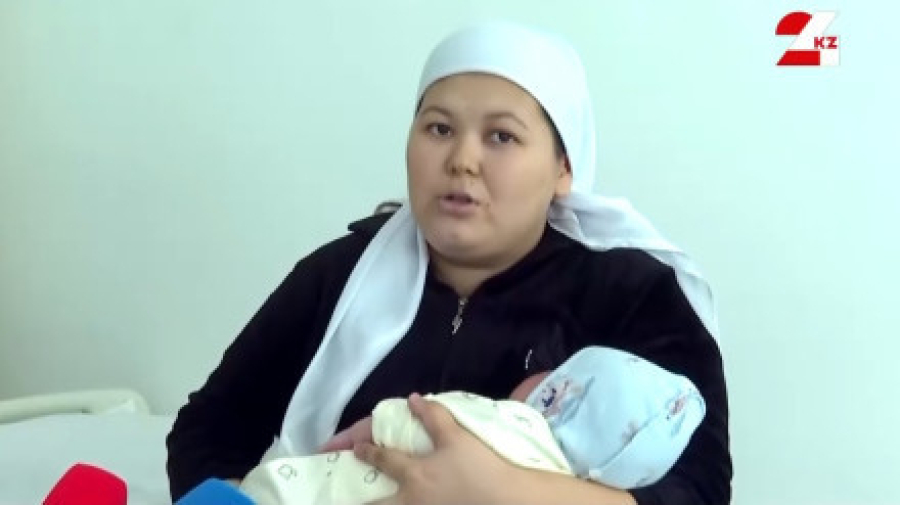 Қызылорда облысында алып сәби дүниеге келді
