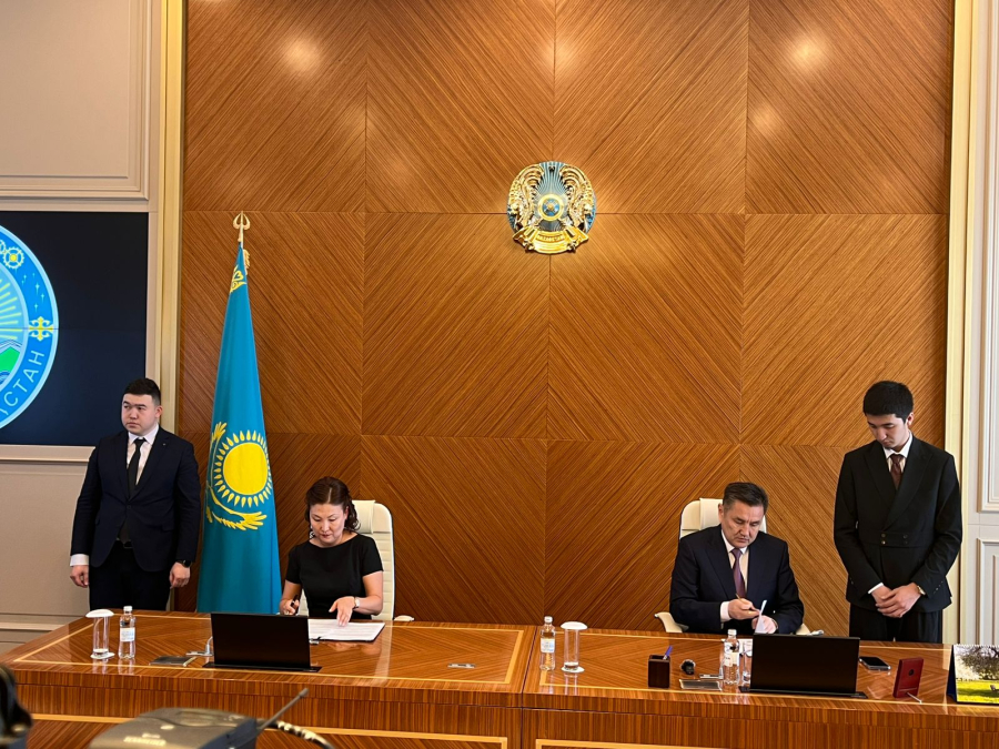 Қоршаған ортаны сақтау мақсатындағы меморандумға қол қойылды