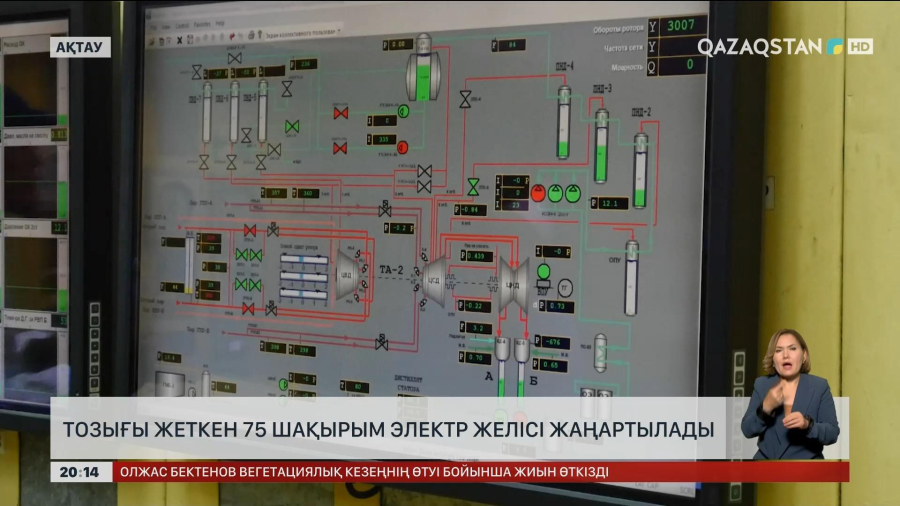 Ақтауда тозығы жеткен 75 шақырым электр желісі жаңартылады