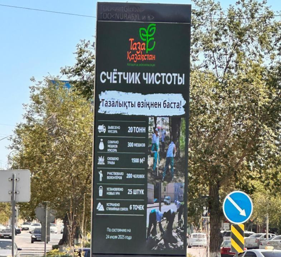 Балқашта 16 тазалық есептегіші орнатылды
