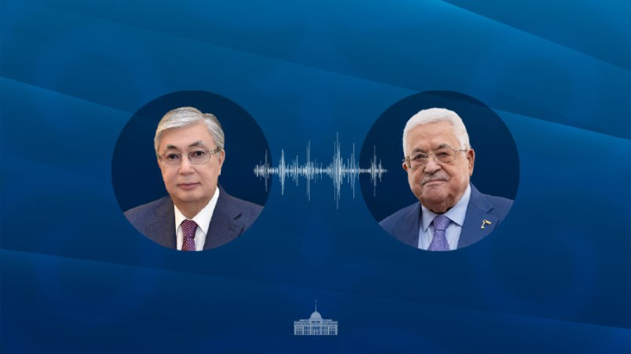 Мемлекет басшысы Палестина Президентімен телефон арқылы сөйлесті