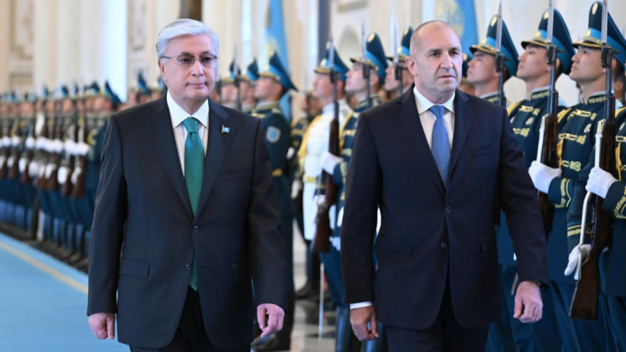 Ақордада Болгария президентін салтанатты қарсы алу рәсімі өтті